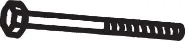 Boulon, système d'échappement BOSAL 258-889