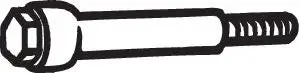Boulon, système d'échappement BOSAL 258-793