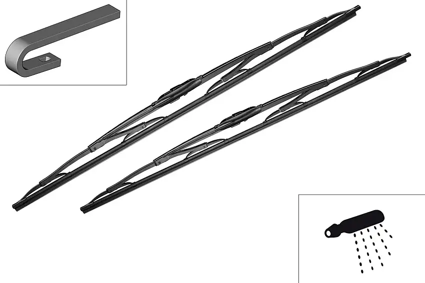 Balai d'essuie-glace BOSCH 3 397 001 725