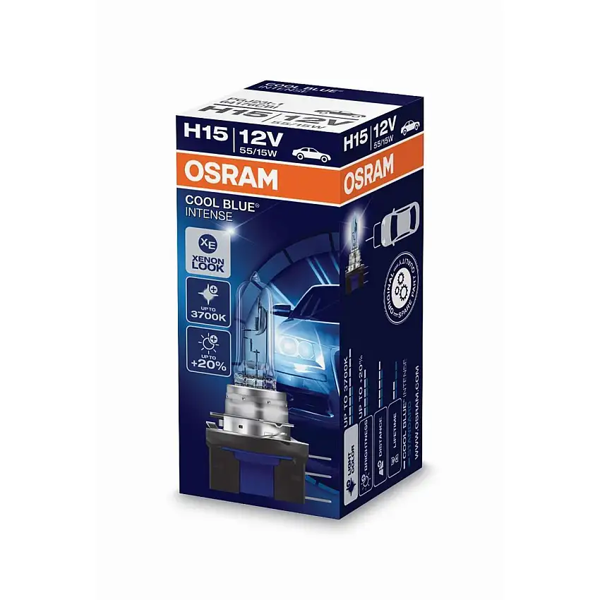 OSRAM - Ampoule, projecteur longue portée H15 12V 55/15W 3200K - 64176CBI