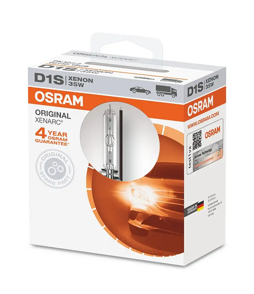 OSRAM - Ampoule, projecteur longue portée Xénon D1S 35W - 66140