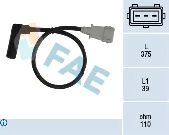 Capteur d'angle, vilebrequin FAE 79152
