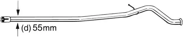 Tube de réparation, catalyseur BOSAL 889-315