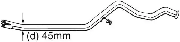 Tube de réparation, catalyseur BOSAL 889-503