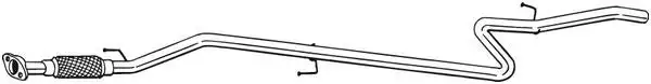 Tuyau d'échappement BOSAL 975-381
