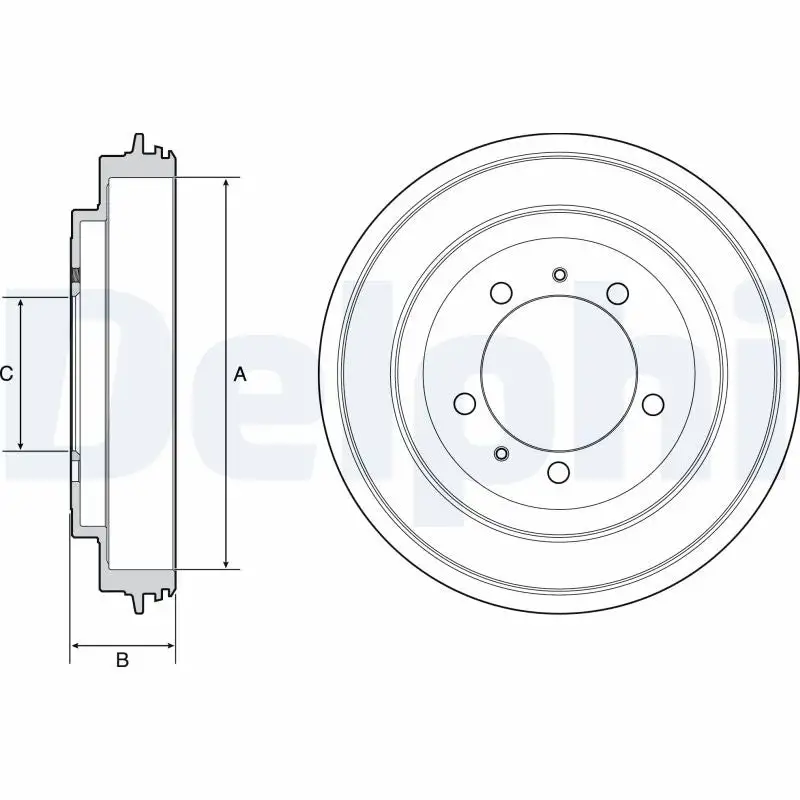 Tambour de frein DELPHI BF540