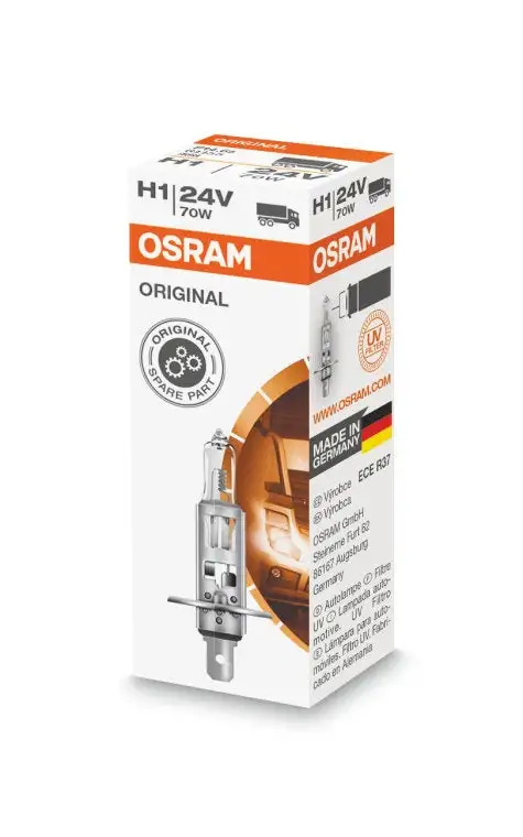 1 ampoule poids lourds type H1 24V 70W Osram 64155