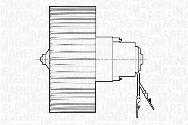 Moteur électrique, pulseur d'air habitacle MAGNETI MARELLI 069401295010