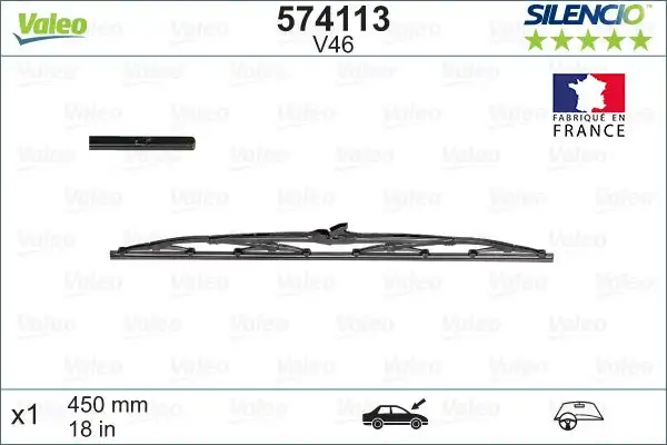 Balai d'essuie-glace VALEO 574113