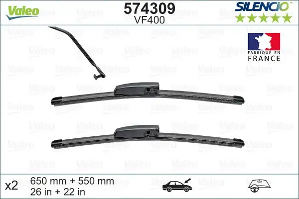 Balai d'essuie-glace VALEO 574309