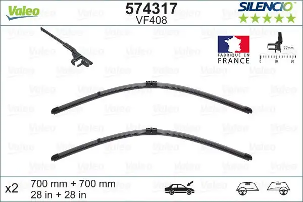 Balai d'essuie-glace VALEO 574317