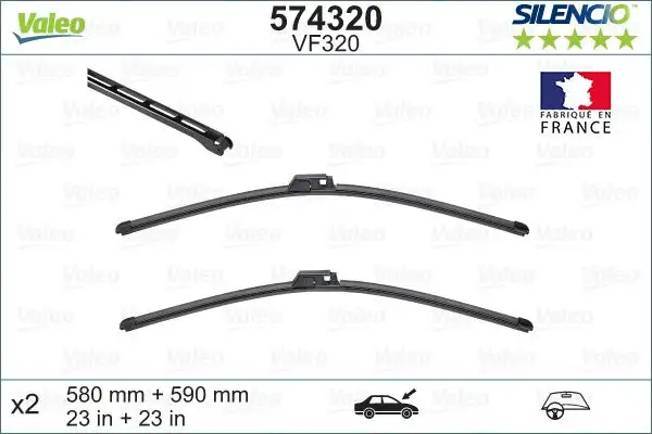 Balai d'essuie-glace VALEO 574320