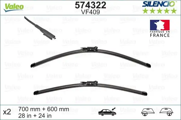 Balai d'essuie-glace VALEO 574322