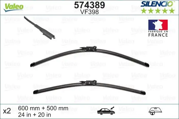 Balai d'essuie-glace VALEO 574389