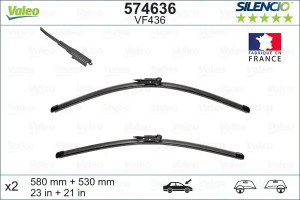 Balai d'essuie-glace VALEO 574636