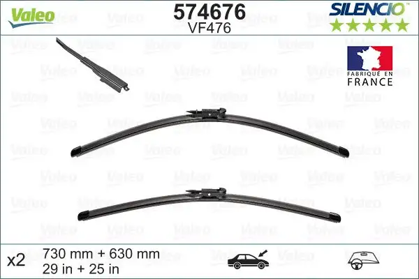Balai d'essuie-glace VALEO 574676