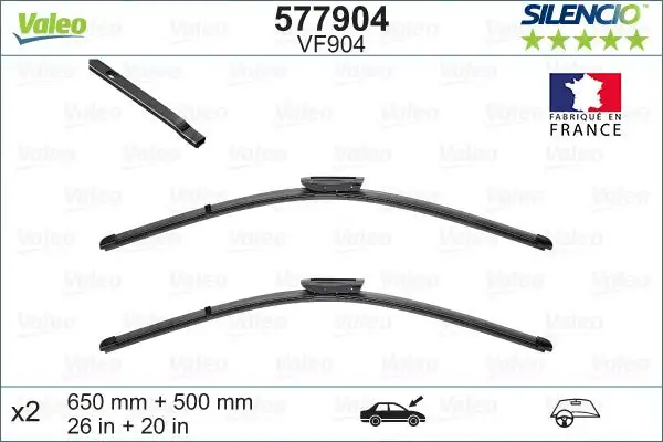 Balai d'essuie-glace VALEO 577904