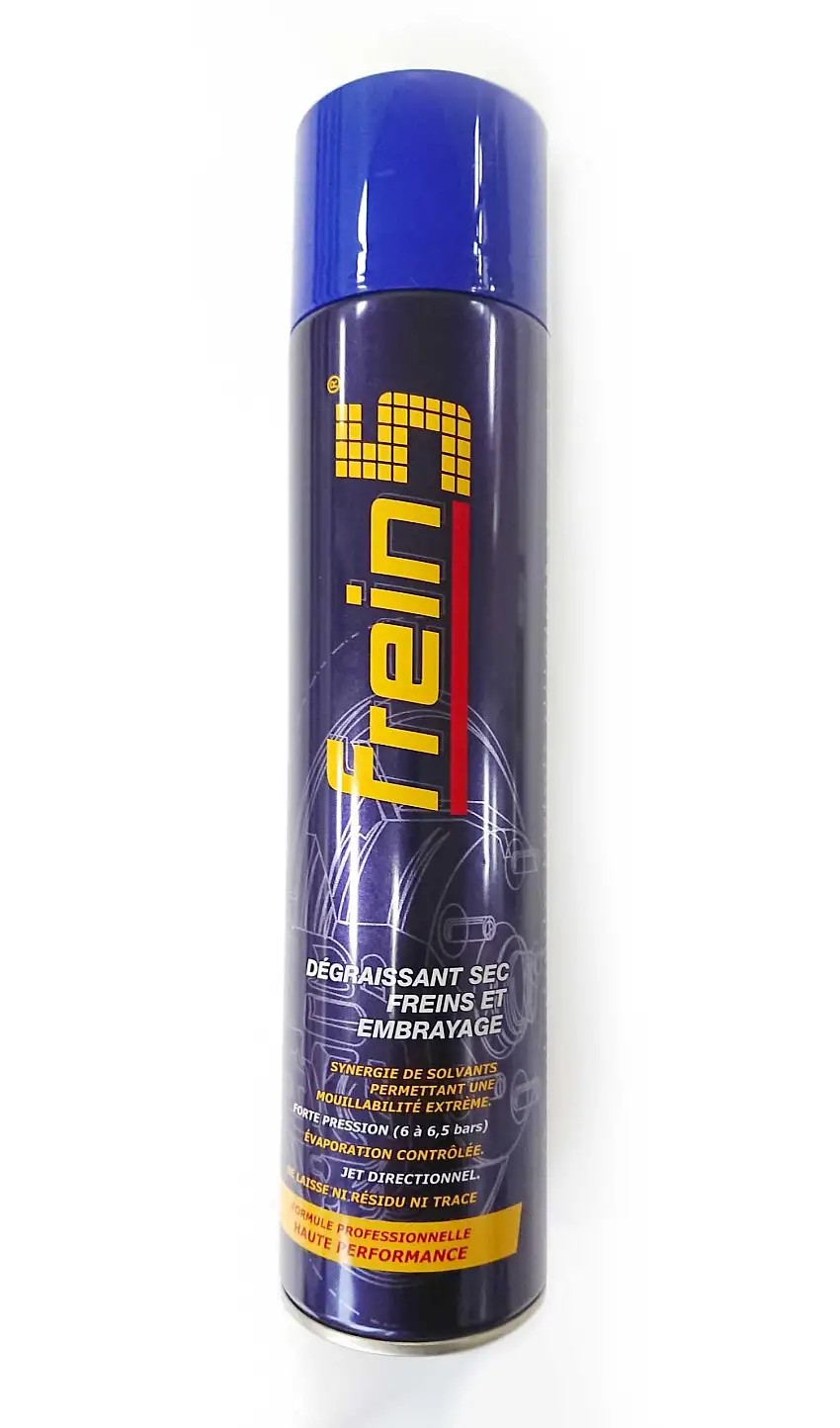 FREIN 5 - Nettoyant dégraissant freins et embrayage, professionnel pour auto et moto - 600ml - F56