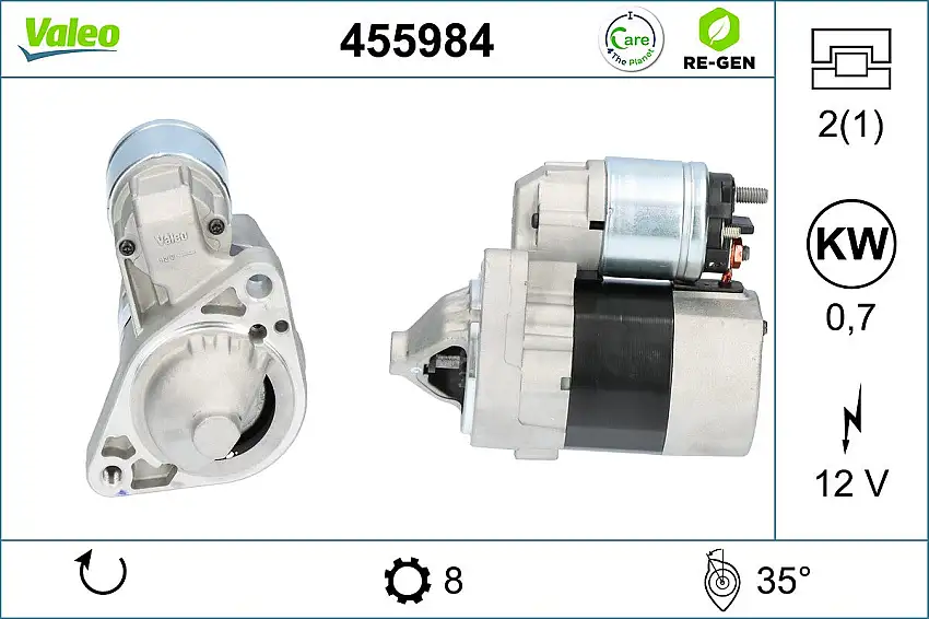 Démarreur VALEO 455984