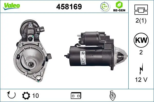 Démarreur VALEO 458169