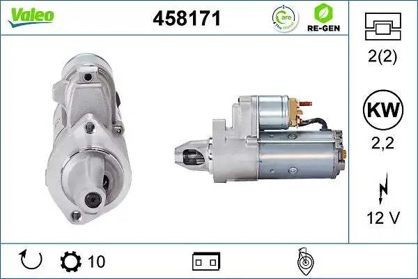 Démarreur VALEO 458171