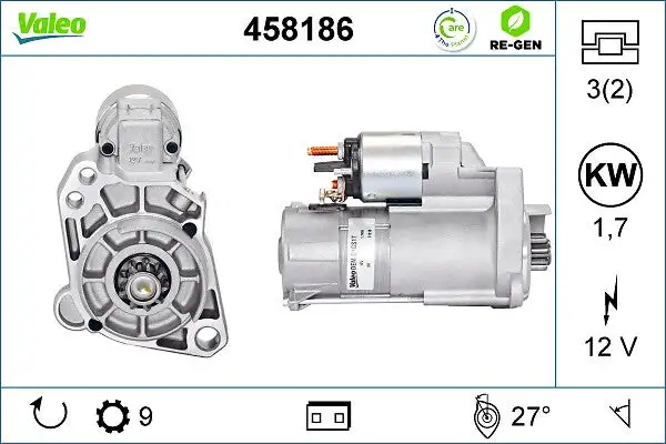 Démarreur VALEO 458186