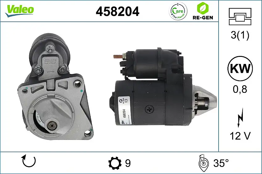 Démarreur VALEO 458204
