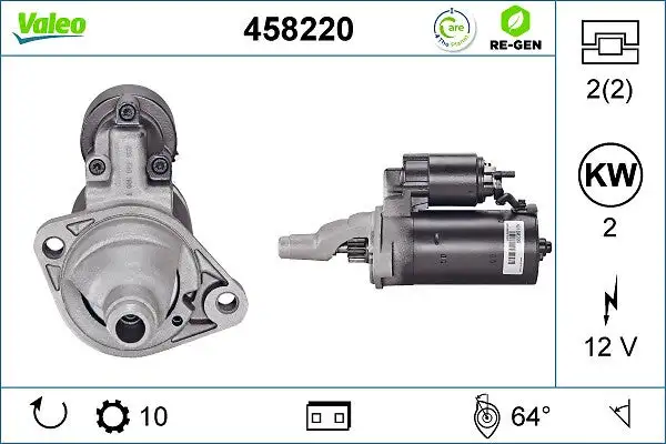 Démarreur VALEO 458220
