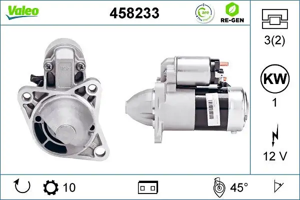 Démarreur VALEO 458233