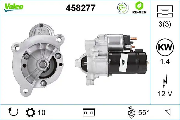 Démarreur VALEO 458277