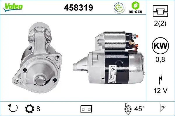 Démarreur VALEO 458319