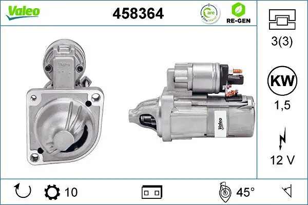 Démarreur VALEO 458364