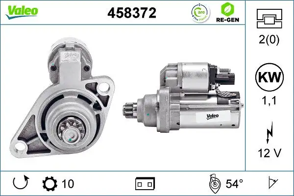 Démarreur VALEO 458372