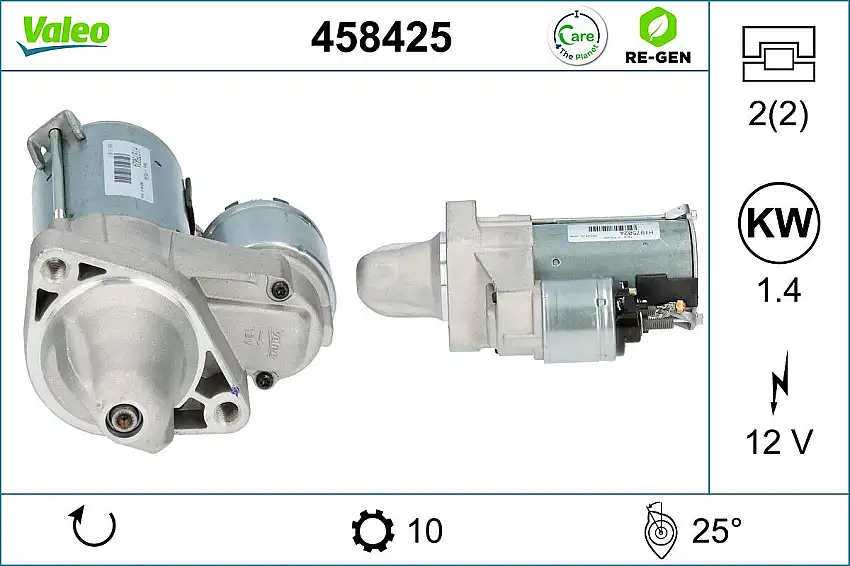 Démarreur VALEO 458425