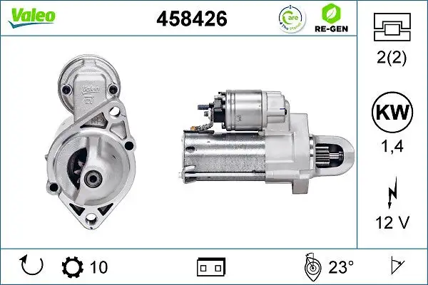 Démarreur VALEO 458426