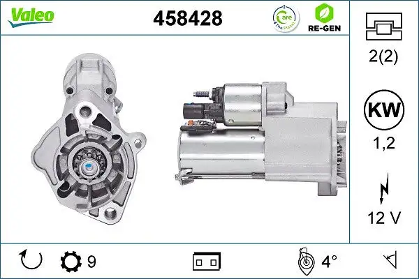 Démarreur VALEO 458428