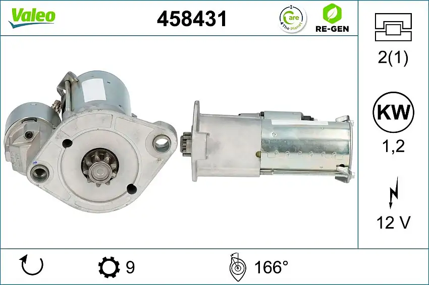 Démarreur VALEO 458431