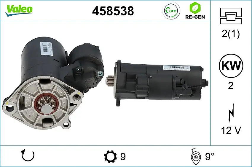 Démarreur VALEO 458538