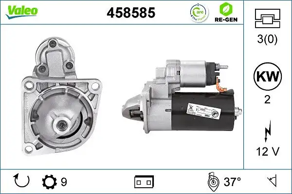 Démarreur VALEO 458585
