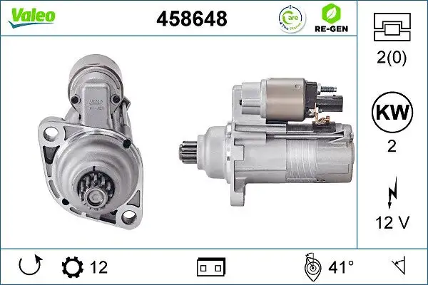 Démarreur VALEO 458648