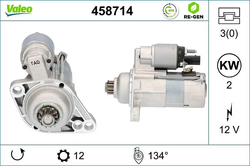 Démarreur VALEO 458714