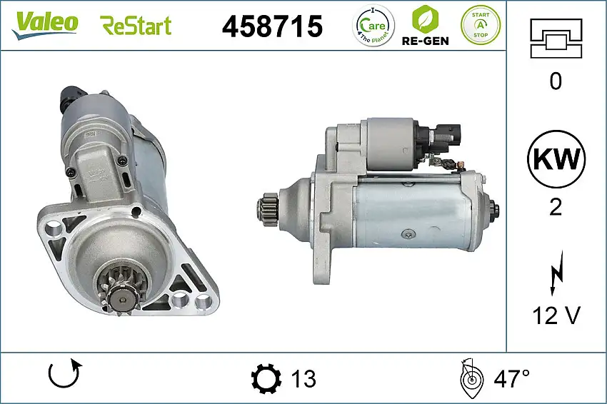 Démarreur VALEO 458715