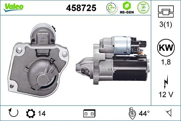 Démarreur VALEO 458725