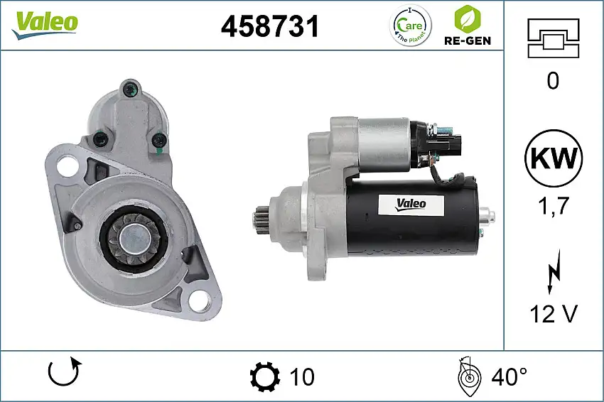 Démarreur VALEO 458731