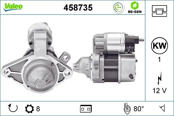 Démarreur VALEO 458735