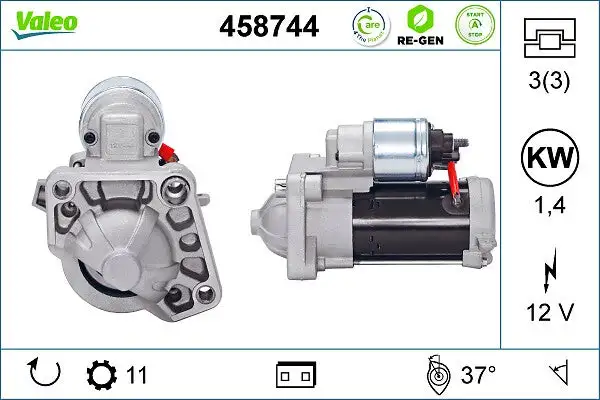 Démarreur VALEO 458744
