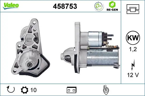 Démarreur VALEO 458753