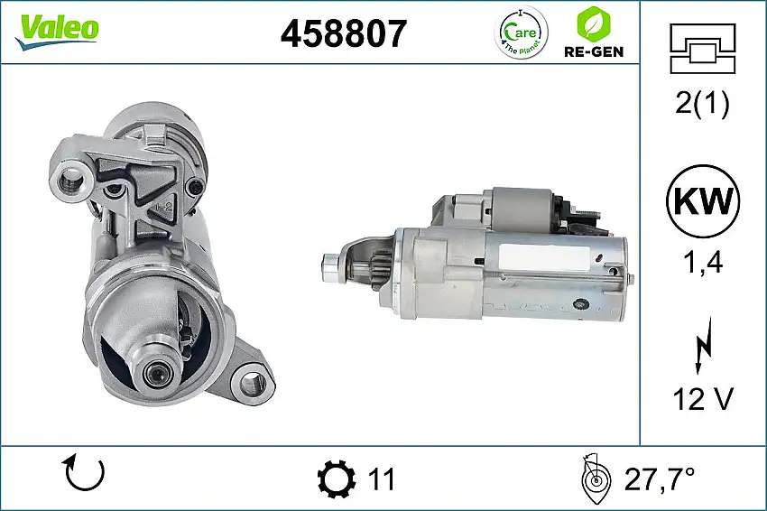 Démarreur VALEO 458807