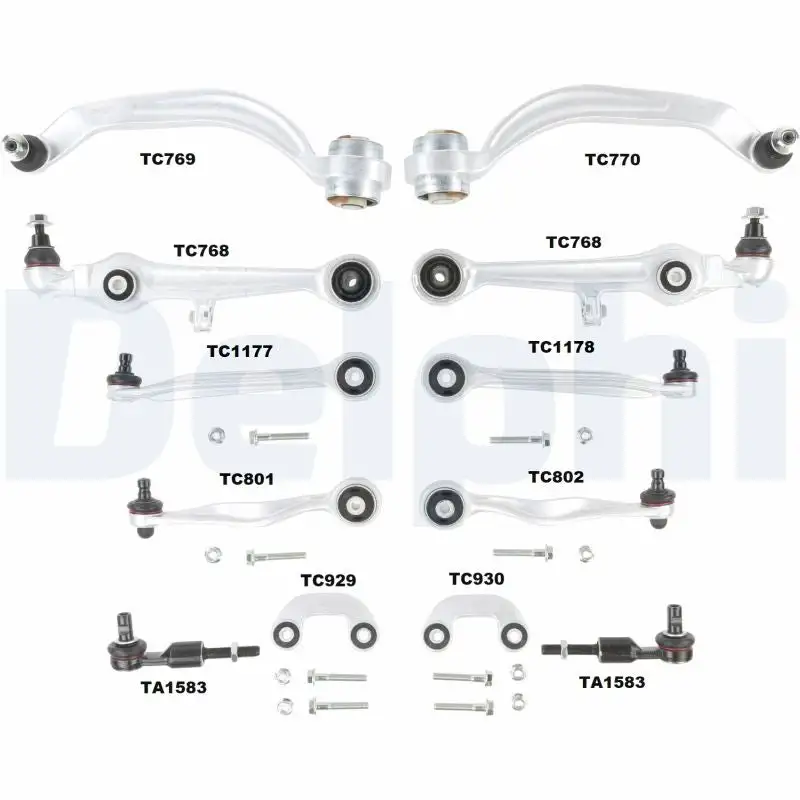 Kit de réparation, bras triangulaire DELPHI TC1300KIT
