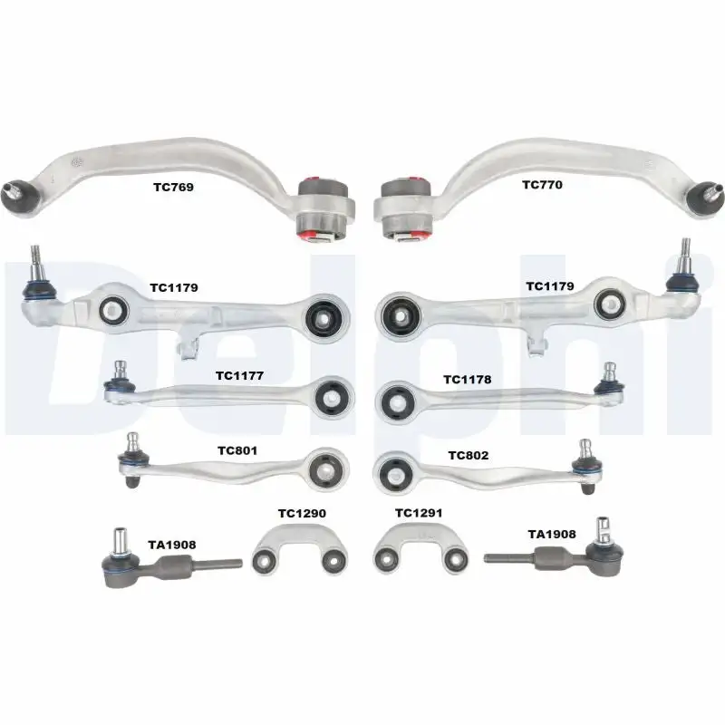 Kit de réparation, bras triangulaire DELPHI TC1500KIT